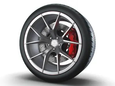 Verde Axis v99 wheel 3D model