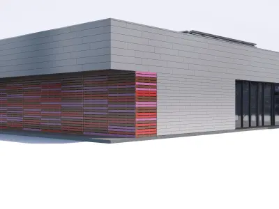 Chipotle Restaurant 3D model