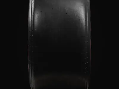 F1 Pirelli Slick SOFT Tire Real World Details 3D model