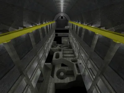 Hydroelectric Plant Free 3D model