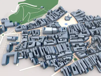 Black Church Brasov Romania 3D model