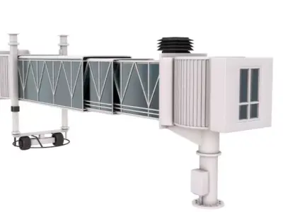 Airport Passenger Boarding Jetway Bridge 3D model