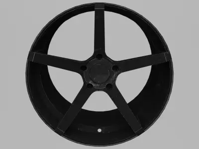 Sport Rim ZP06 Free low-poly 3D model