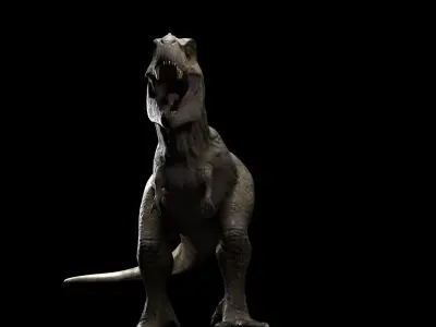 Trex dinosaur game model Tyrannosaurus  Low-poly 3D model