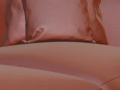Elan Detailed Sofa -Free Model Free 3D model