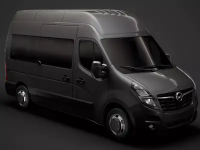 Opel Movano L2H3 Minibus 2020 3D model