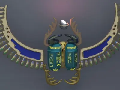 antiqued BEETLE 3D model