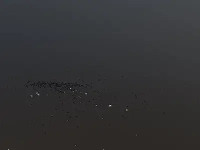 Debris Stone High position Low-poly 3D model