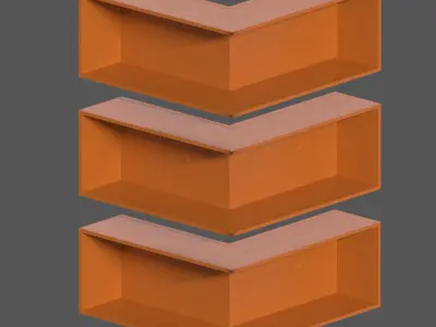 Asset Pack Furniture Free low-poly 3D model