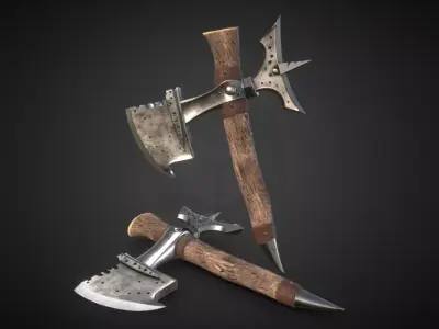 tomahawk Low-poly 3D model