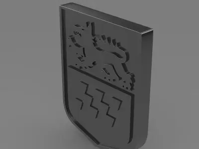 GTA Chrome logo 3D model