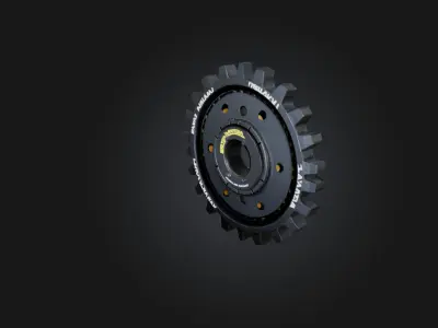 Gear model Low-poly 3D model