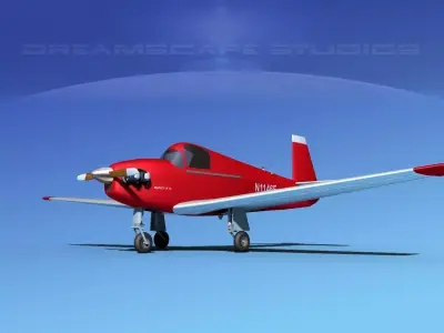 Mooney M-18 Mite V04 3D model
