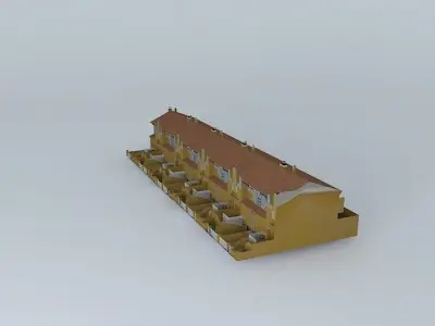 Duplex odd C / Río Mula apartaments Free 3D model