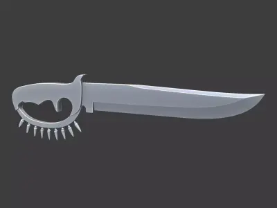 MIILTARY KNIFES 3D model