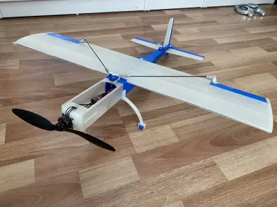 3D Printable RC Plane BowerBird 3D print model