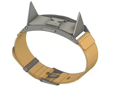 SELF-DEFENSE BRACELET 3D model