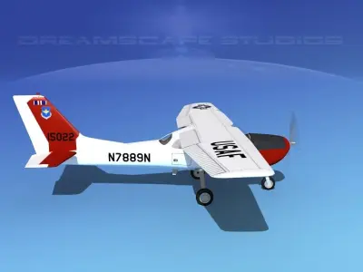 Cessna T-41 Mescalero USAF 3 3D model