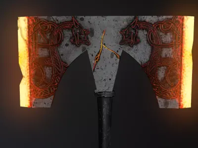 Weapon pack Low-poly 3D model