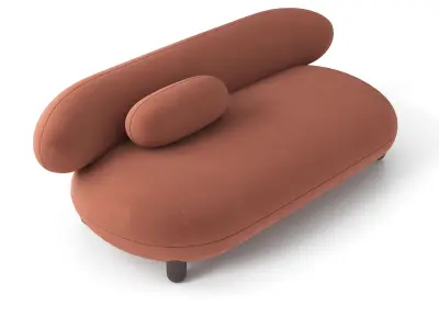Noom Flock Sofa 210 Free 3D model