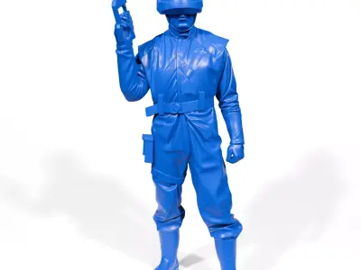 V Visitors soldier 3D print model