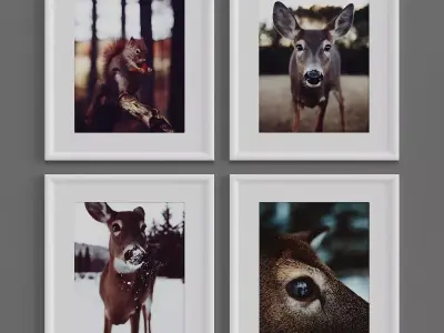 Paintings poster 6 model 3D model