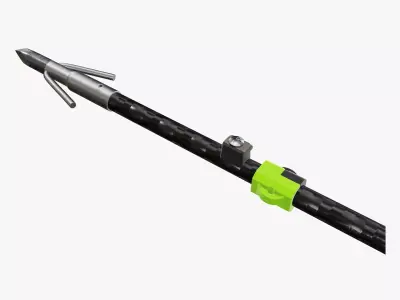 Fishing carbon arrow 3D model