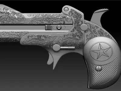 Pistol bond arms 3D model
