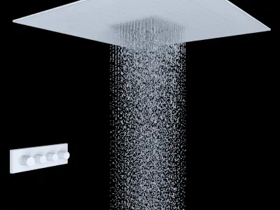 Ceiling Shower Axor 2 3D model