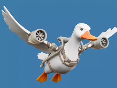 Bombardini Gusini - Brainrot Meme 3D model