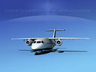 Dornier 328Jet Air France 3D model