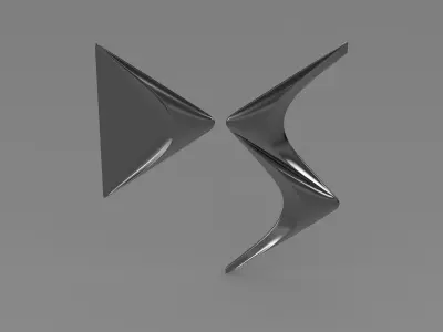 DS logo 3D model