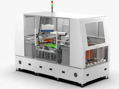 Fully Automatic Plug In Machine 3D model