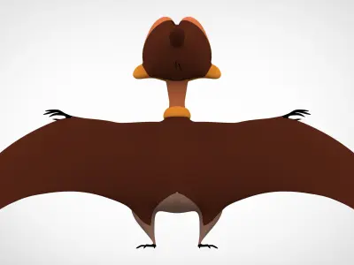 Petrie Flyer Low-poly 3D model