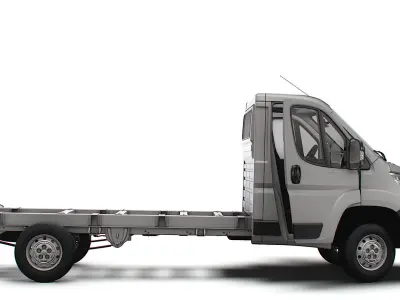 Citroen Jumper Chassis HQInterior SCab 3800WB 2023 3D model