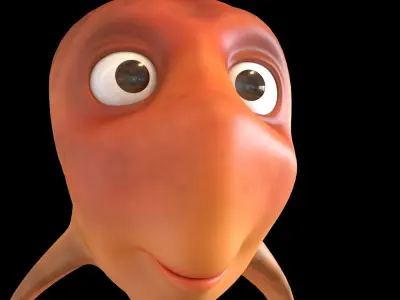 Cartoon Fish Free 3D model