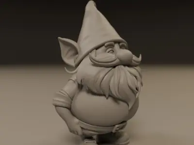 garden gnome 3D print model purchase