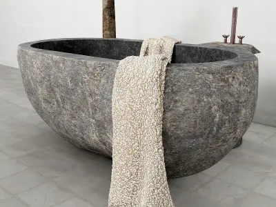 Bath stone 3D model