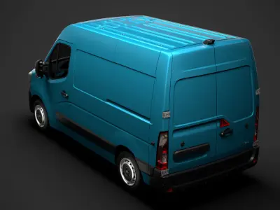Renault Master L1H2 Van 2020 3D model