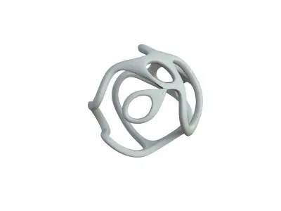 SciFi Cube Object No 32127 Low Poly Shape Texture