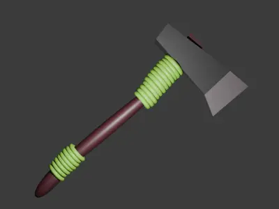 Axe for survival 3D model