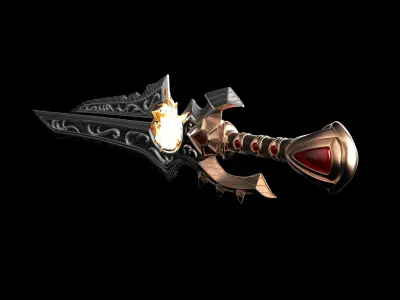 Anduin Wrynn WOW Sword 3D Model Ready to Print 3D print model