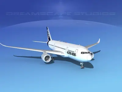 Airbus A350-800 Airbus 2 3D model
