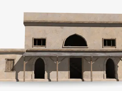 Arab x7 Low-poly 3D model