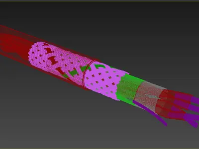 DATA CABLE RS-485 LI2YstCY-TP 3D model