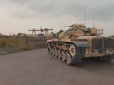 M60A3 Patton - Desert Camo 3D model