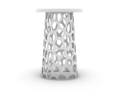 Display table and stool Free 3D model