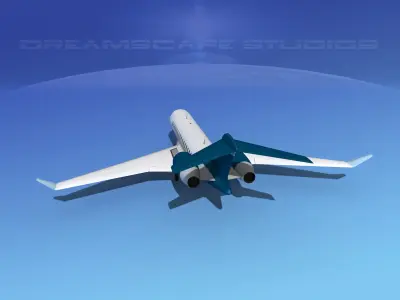 Global Express 8000 V07 3D model