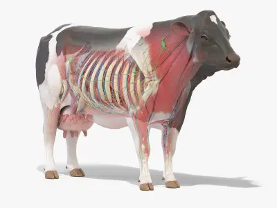Full Cow Anatomy Static
