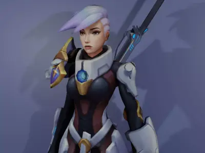 selina reven 3D model